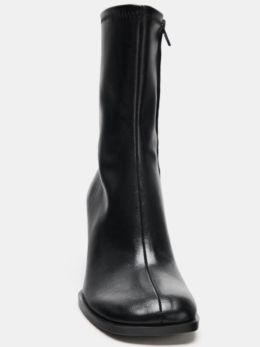 Zara Block Heel Ankle Boots